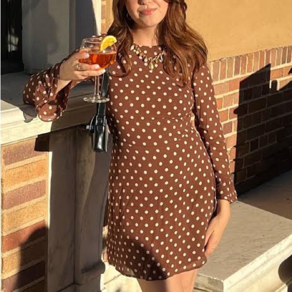 Reformation Finch Polka Dot Dress, 8